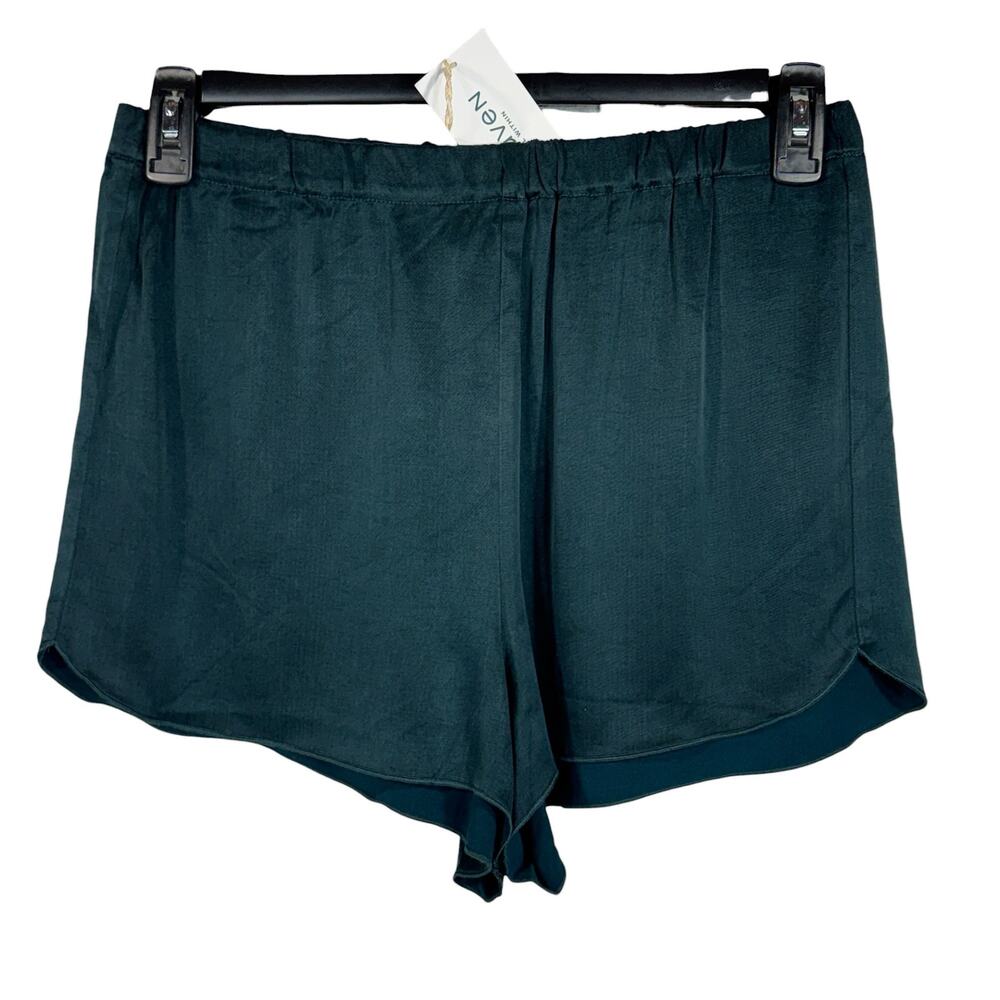 Haven Well Within Medium Natural Luxe Pajama Lounge Shorts Pull-On Soft Hi-Rise